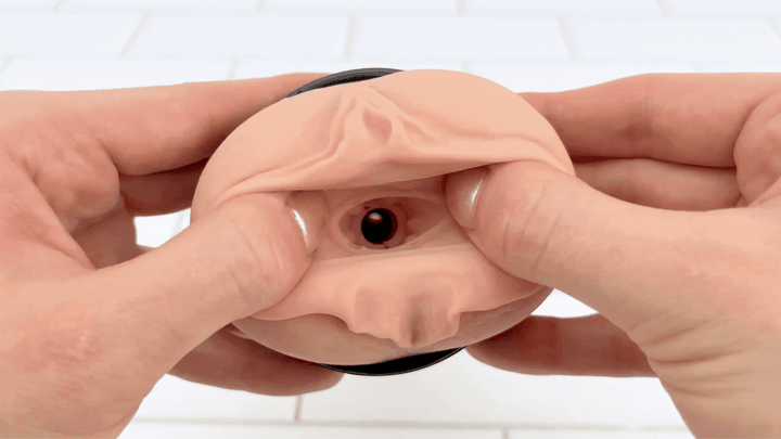 GIF of soft pussy from Realistic Double-Ended Stroker