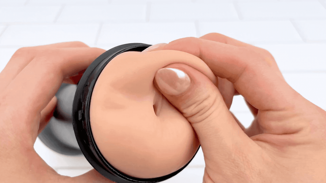 GIF of soft ass from Realistic Double-Ended Stroker