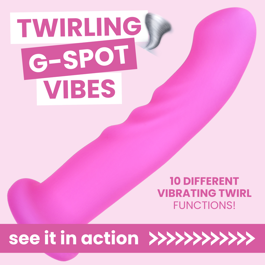 twirling g-spot vibes 10 different vibrating twirl functions 