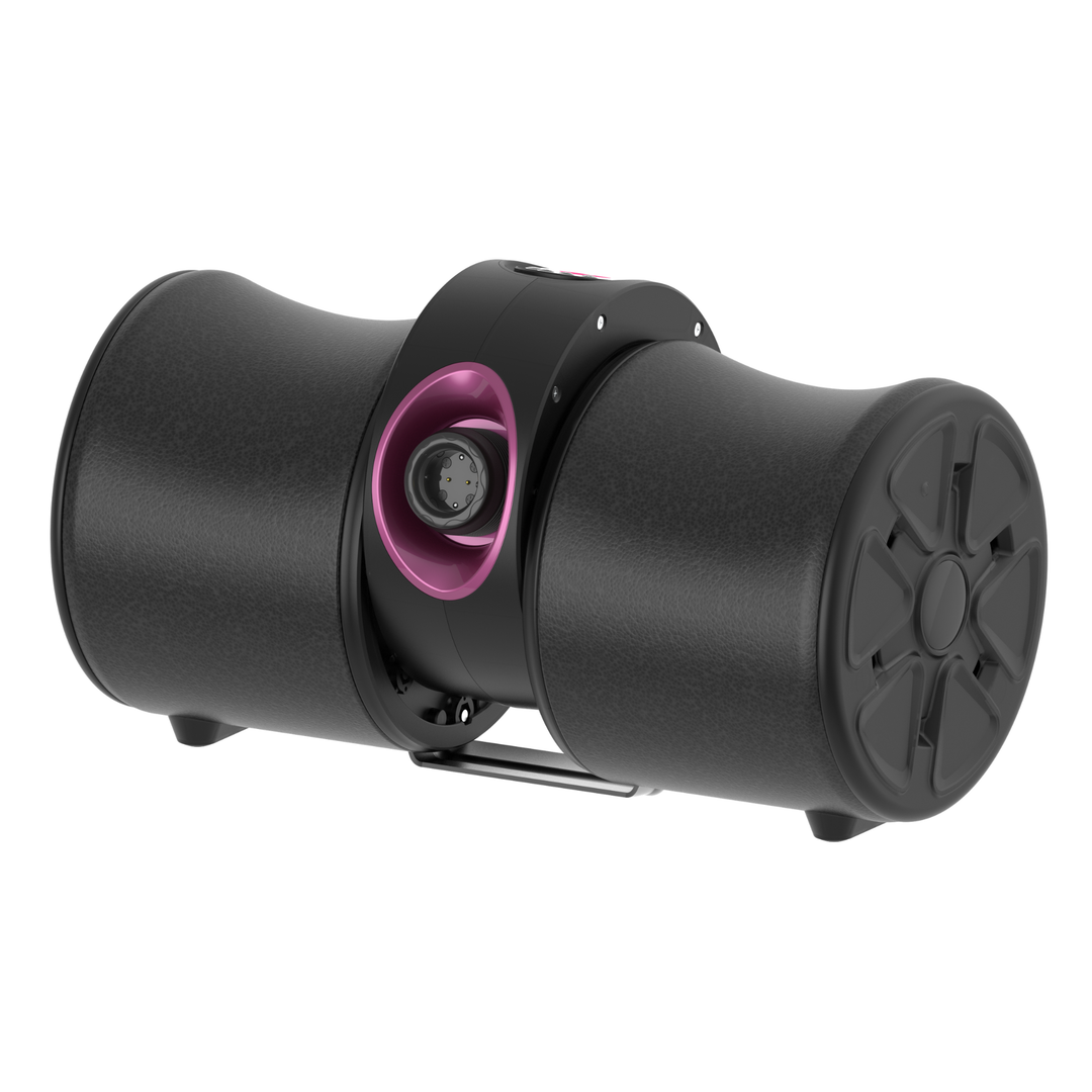 Sex Machine dildo removed with thruster positioned 