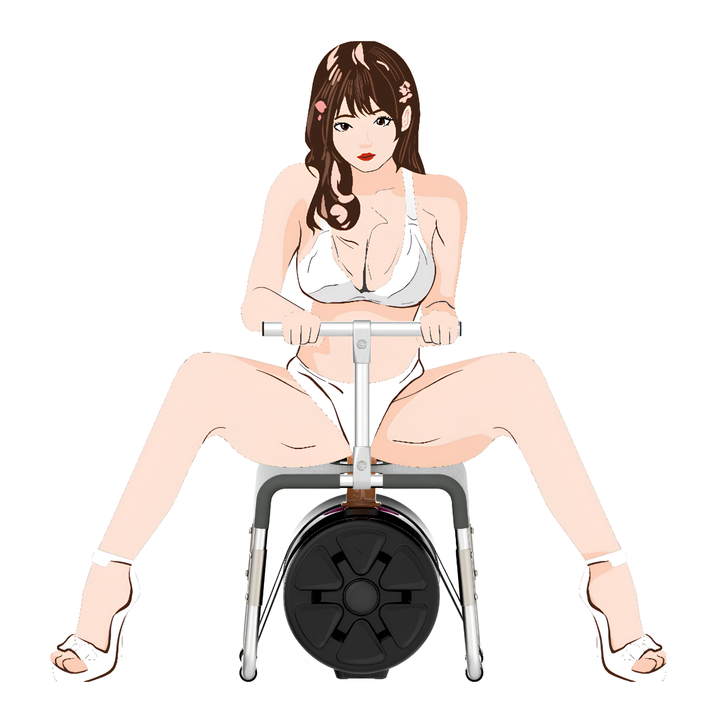 drawing of a woman sitting on chair from Sex Machine 