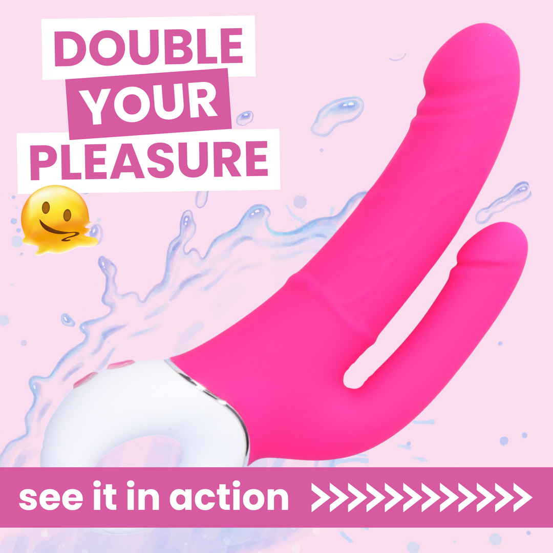 double your pleasure see it in action >>>>> waterproof 