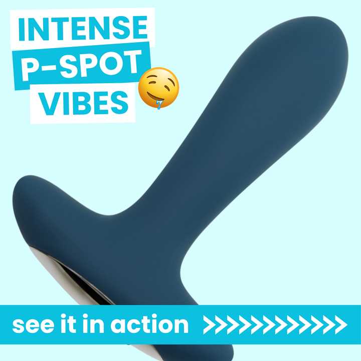 Perfect Plug Vibrating Silicone Anal Toy see it in action 
