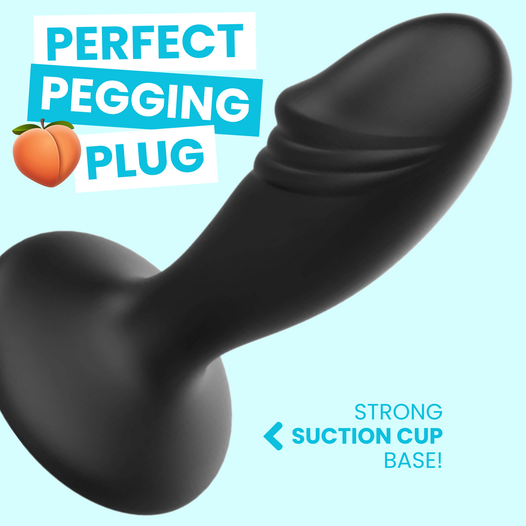 Realistic Silicone Anal Plug - Great for P-Spot Stimulation and Peggin   TooTimid.com