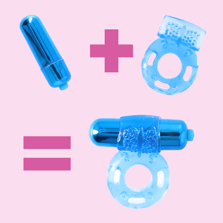 Blue bullet and cock ring