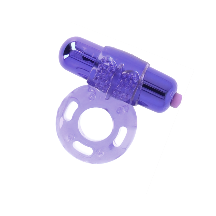 bullet vibe and jelly cock ring from Classix Ultimate Pleasure Couple's purple 