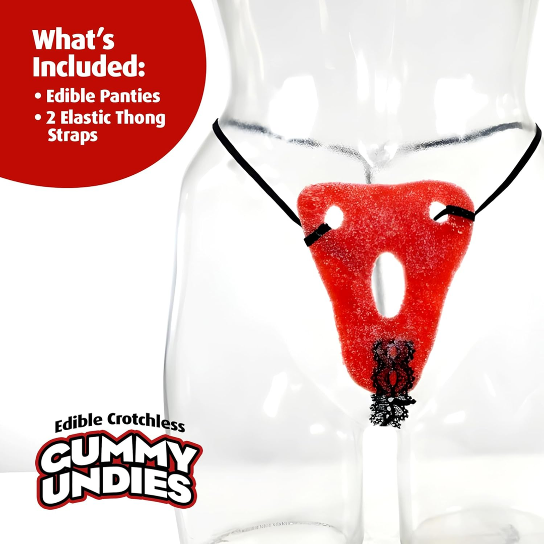 whats included for Edible Male Gummy Undies 