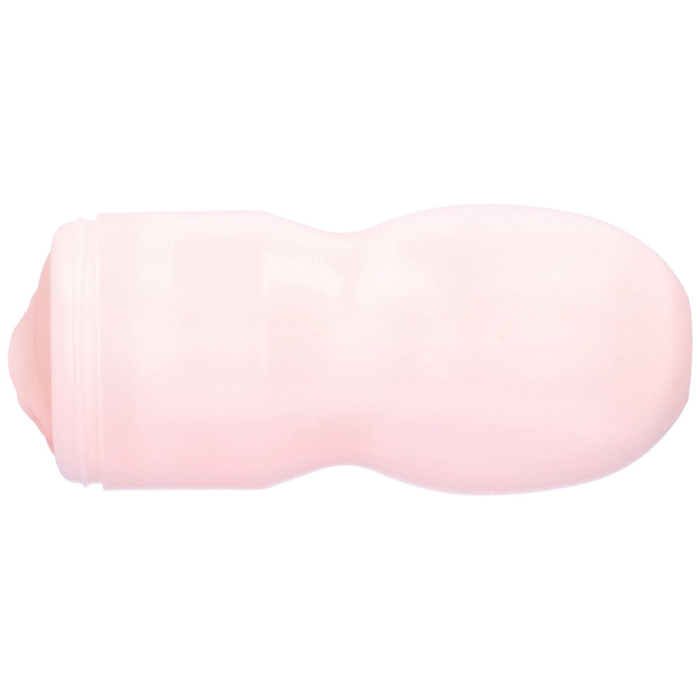 Side view of vagina masturbator cup.