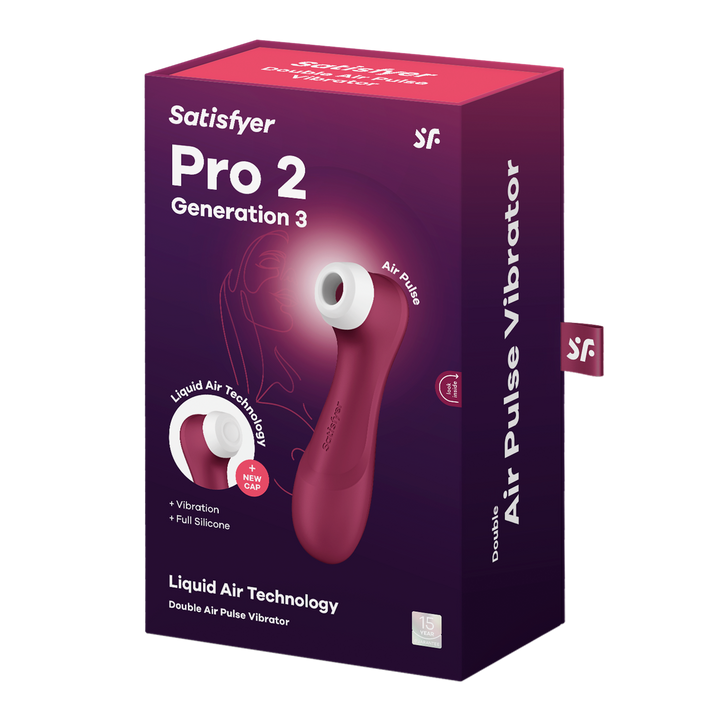 Satisfyer Liquid Air vibrator box
