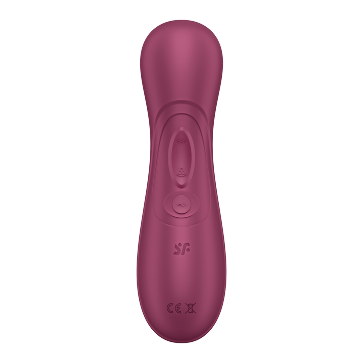 Liquid Air vibrator facing back showing controls
