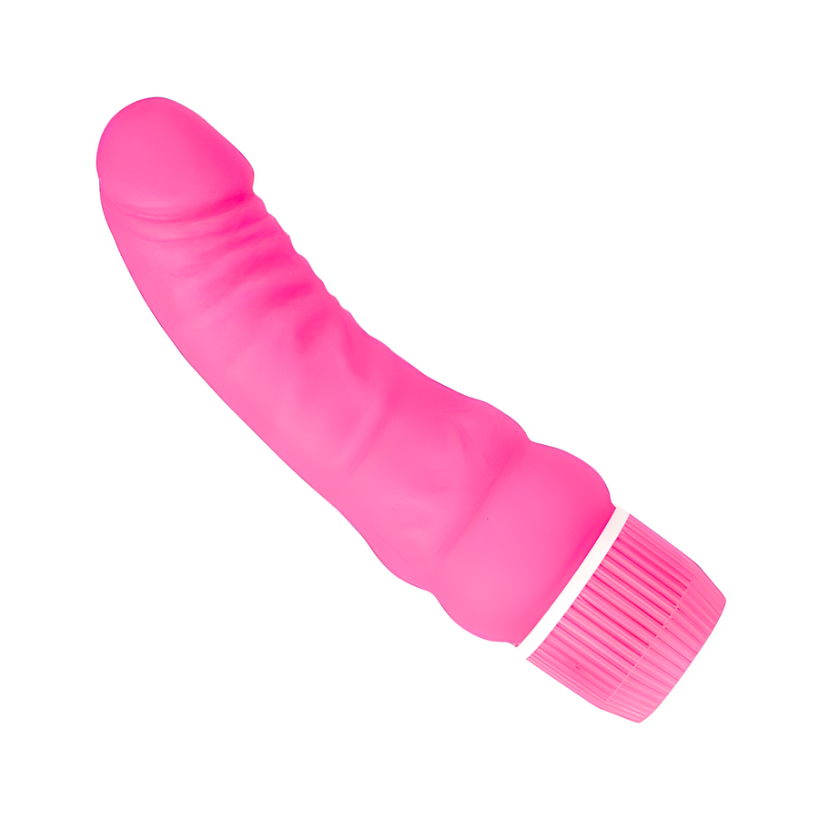 spellbound stud vibrator dildo in hot pink CalExotics 