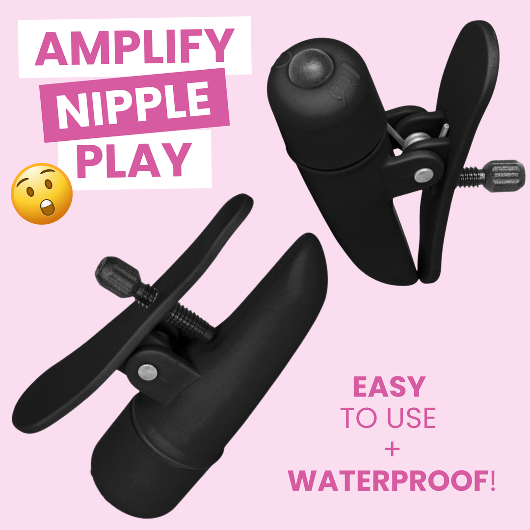 COLT Waterproof Vibrating Nipple Clamps TooTimid.com COLT Waterproof Vibrating Nipple Clamps TooTimid.com