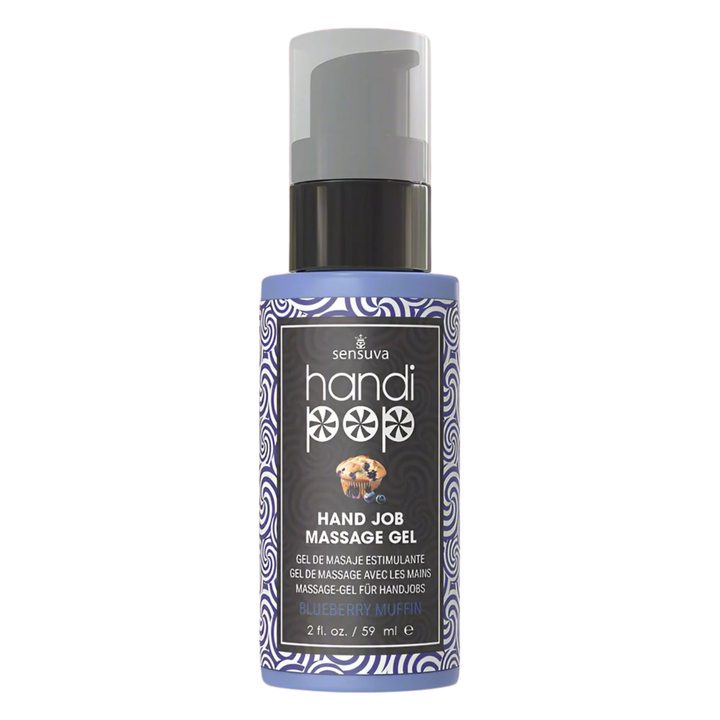 HandiPop Edible Hand Job Massage Gel Blueberry Muffin 