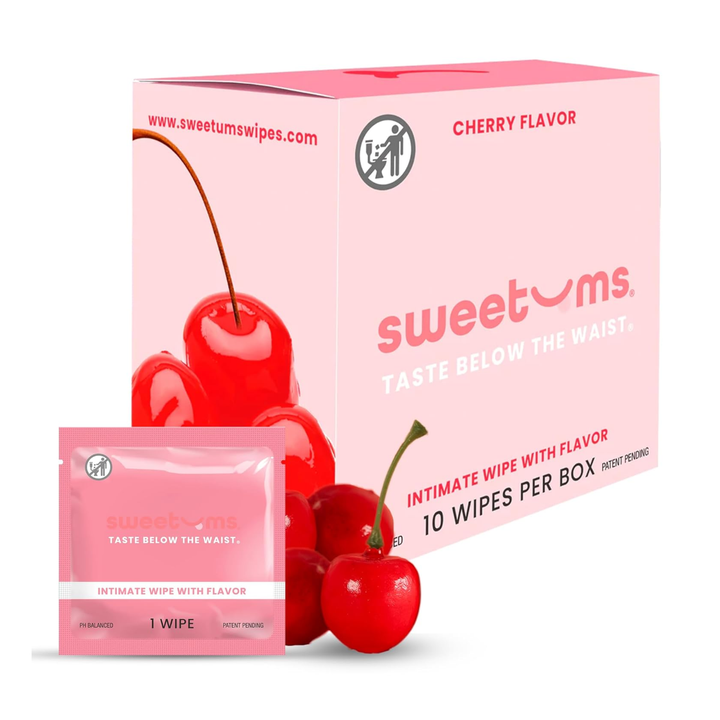 Sweetums Flavored Wipes cherry flavored 