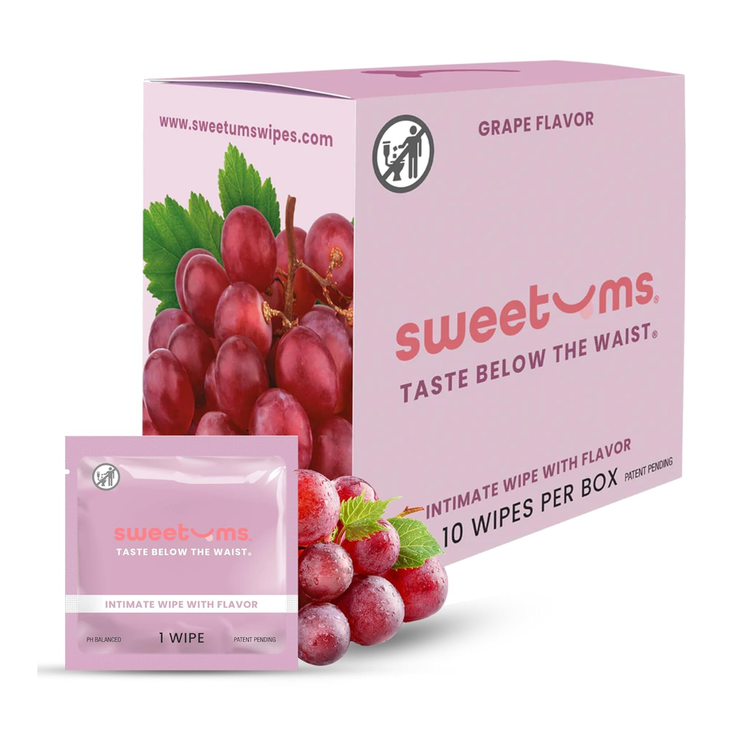 grape Sweetums Flavored Wipes 