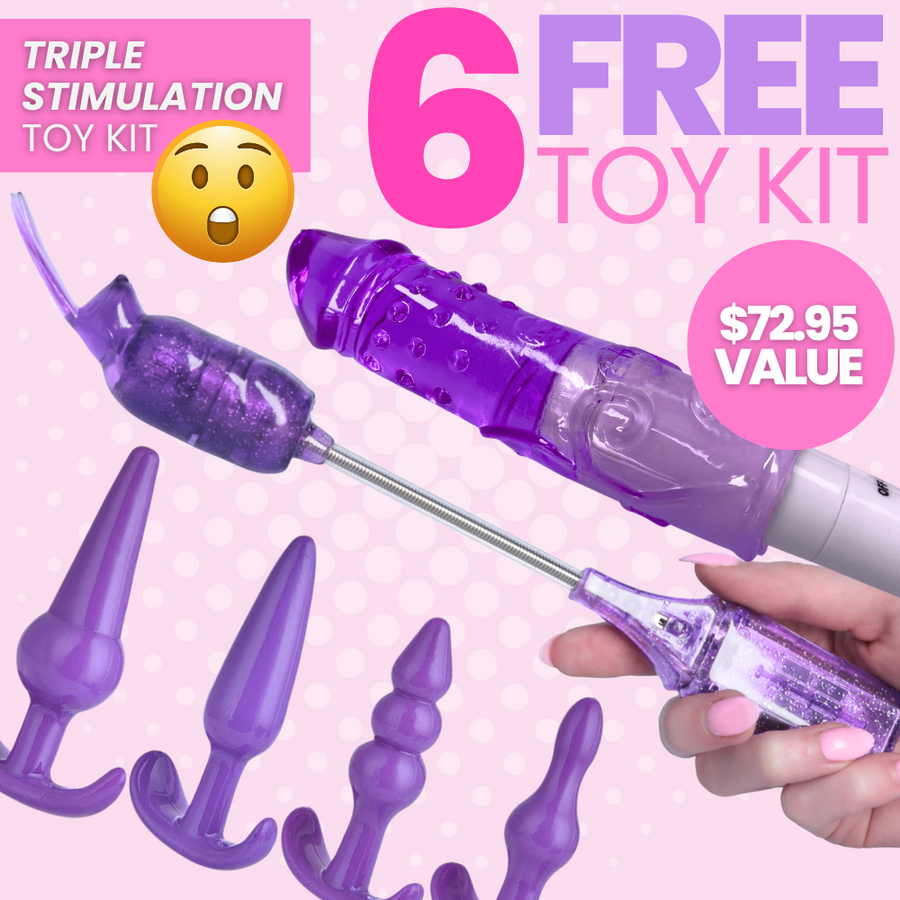 TRIPLE STIMULATION TOY KIT 6 FREE TOY KIT $72.95 value 