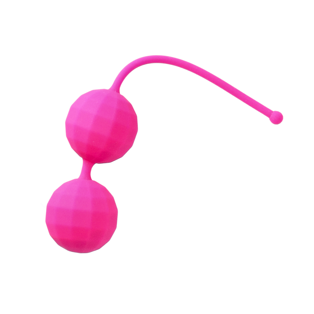 Silicone Dual Kegel Ball with rolling weights 