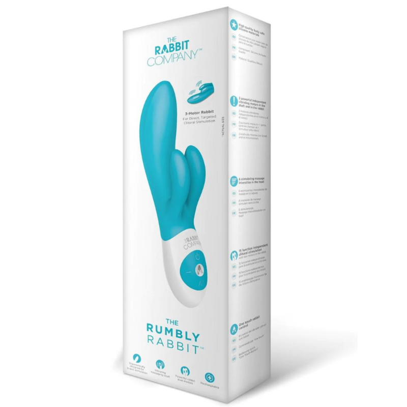 The Rumbly Rabbit Rechargeable Silicone Rabbit