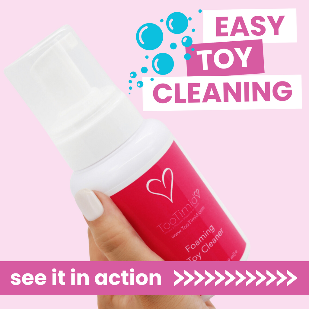 TooTimid Foaming Sex Toy Cleaner | 100% Discreet Shipping  TooTimid.com