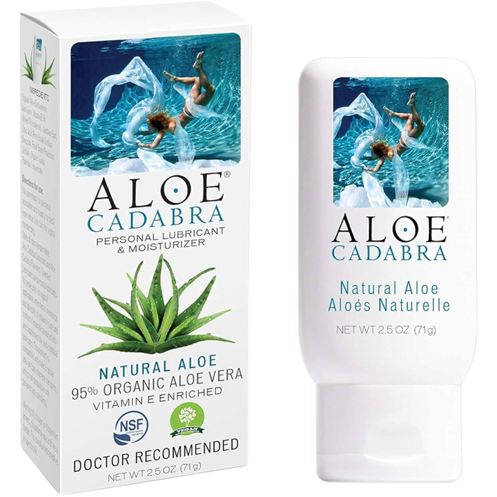 Aloe Cadabra with Vitamin E - Natural Aloe product packaging