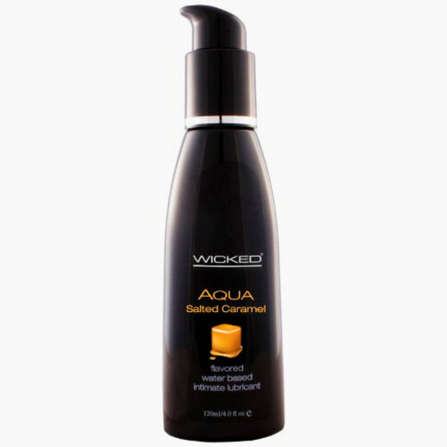 Wicked Aqua Lubricant- Salted Caramel product bottle