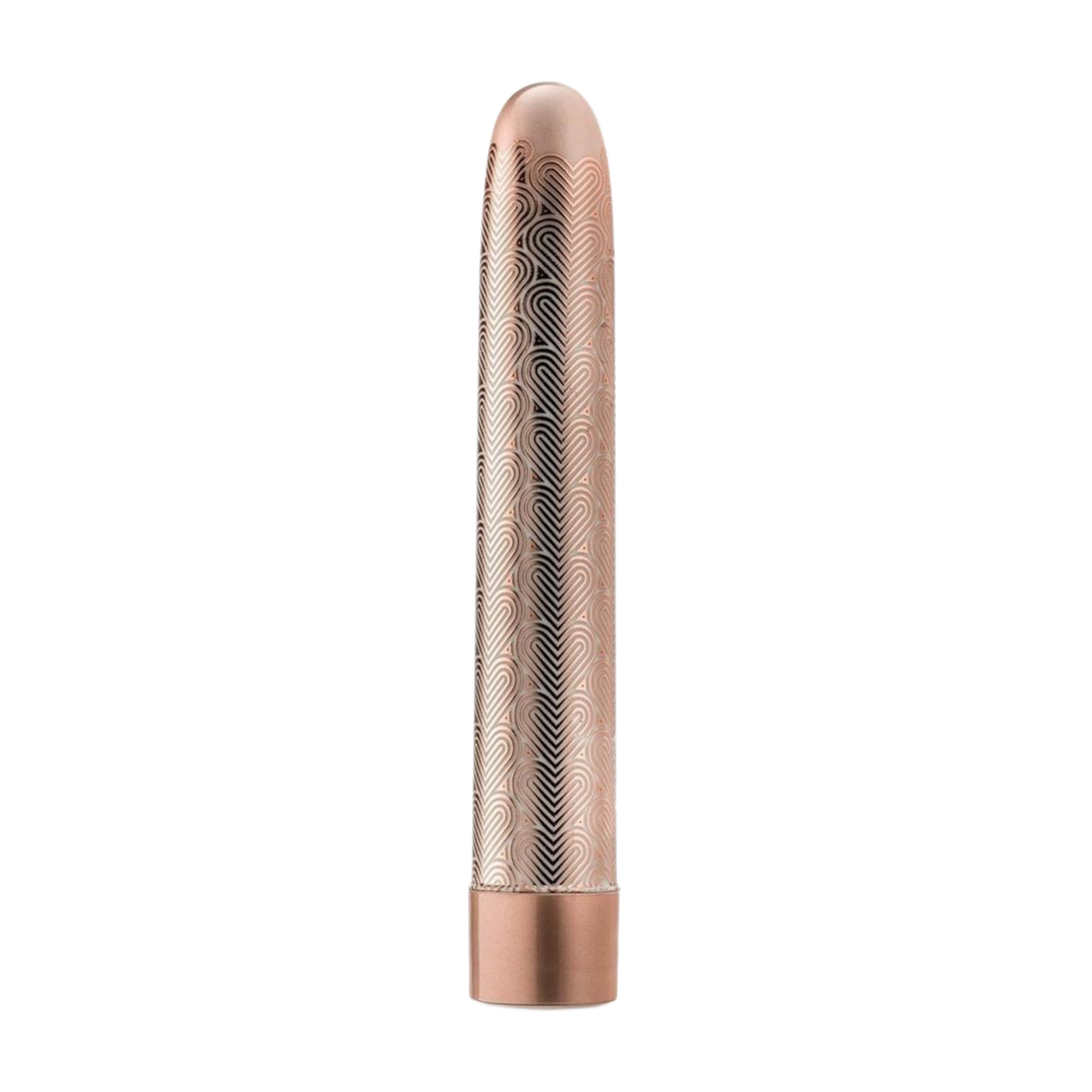 The Collection Lattice Slimline Vibrator - Rose Gold