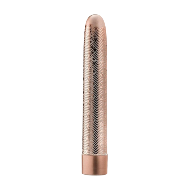 The Collection Lattice Slimline Vibrator - Rose Gold