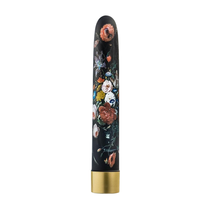 The Collection Bountiful Slimline Vibrator - Black/Multicolor 