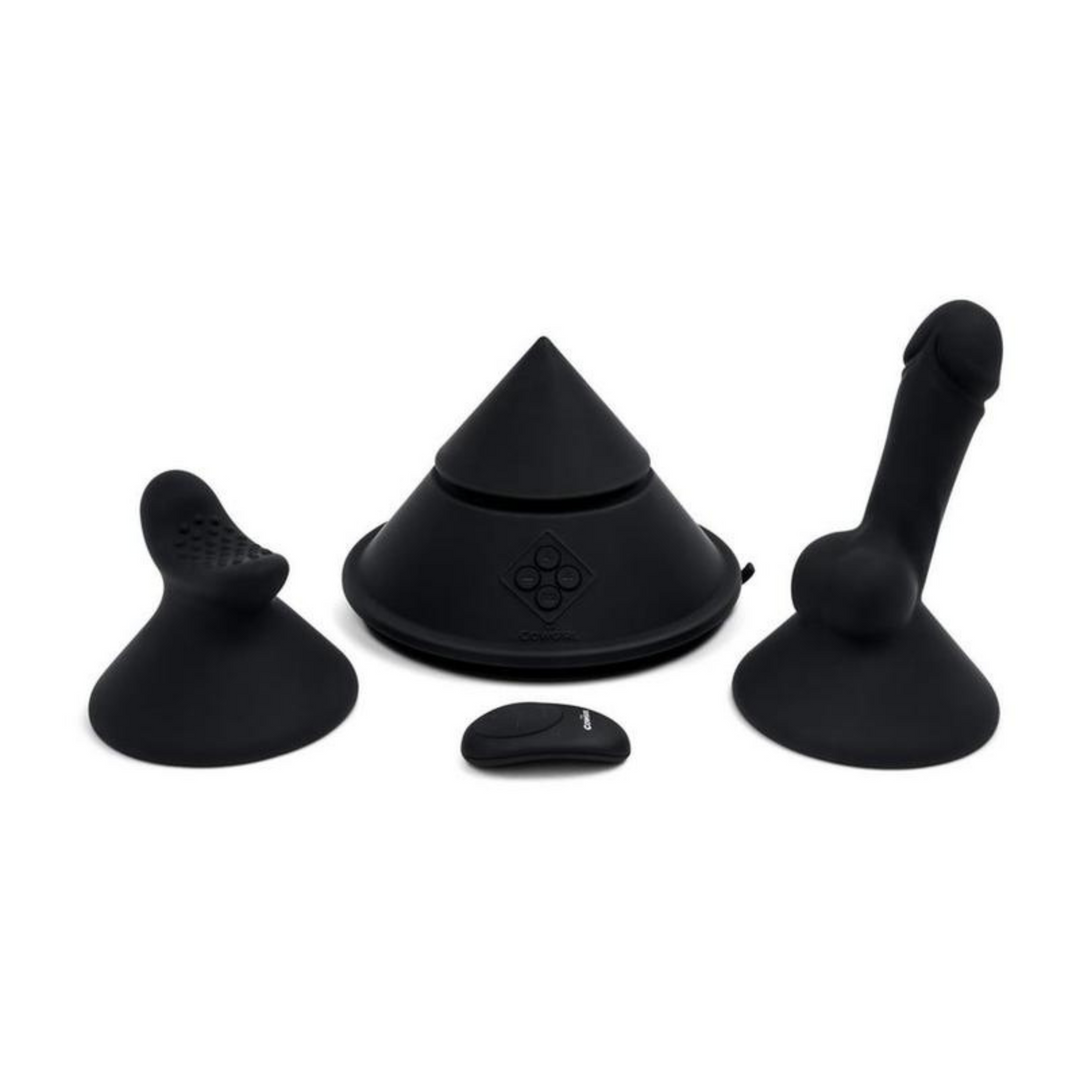 Cowgirl Cone Premium Sex Machine with Remote and App Control - Black TooTimid.com Cowgirl Cone Premium Sex Machine with Remote and App Control - Black TooTimid.com