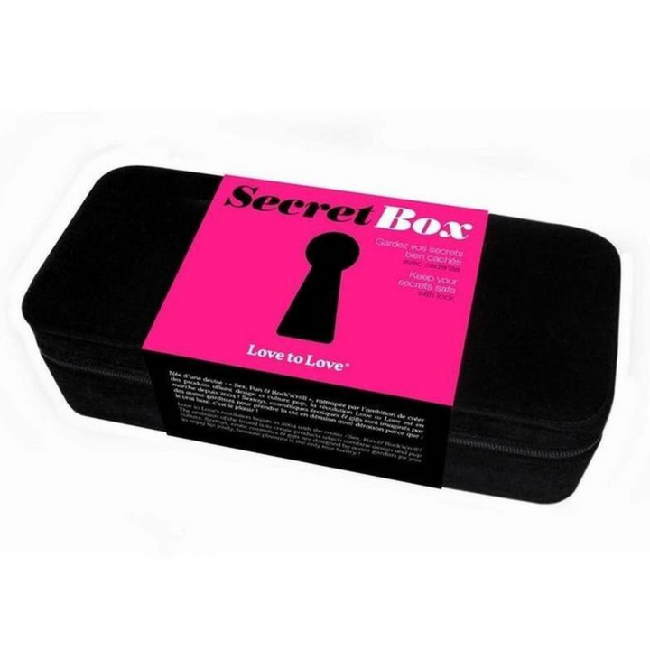 Love to Love Secret Box in pink packaging