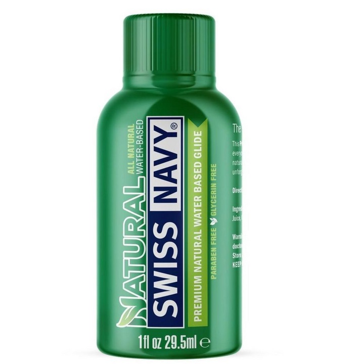 Swiss Navy Naked All Natural Water Based Lubricant 1oz