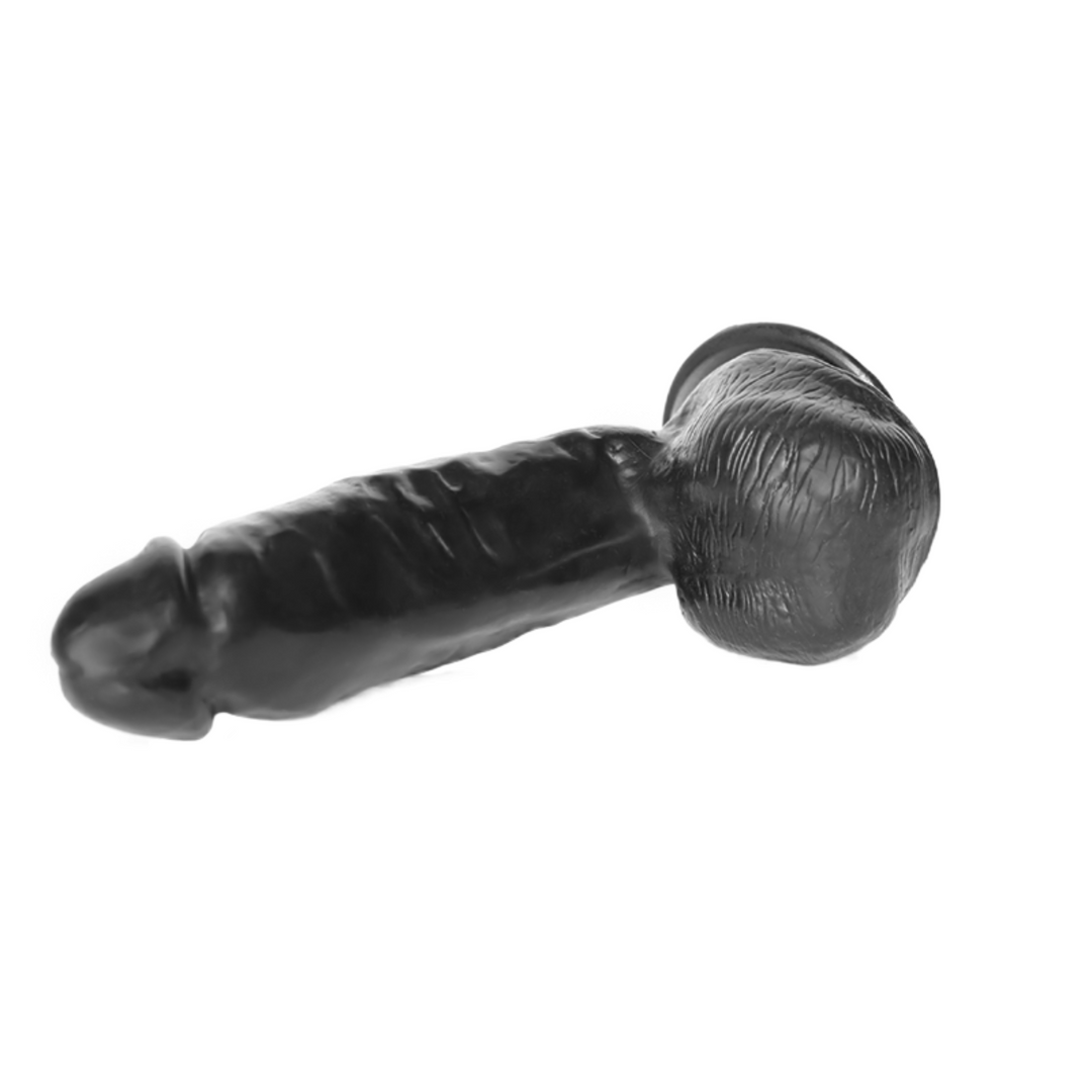Back side of dildo with balls