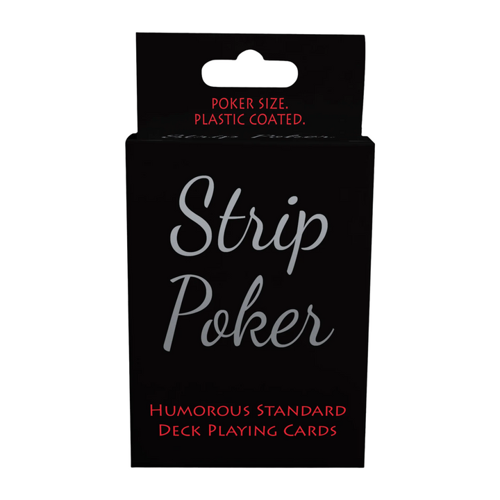 Strip Poker Card Game as seen inside box