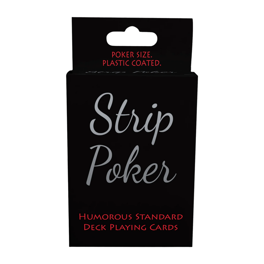 Strip Poker Card Game as seen inside box