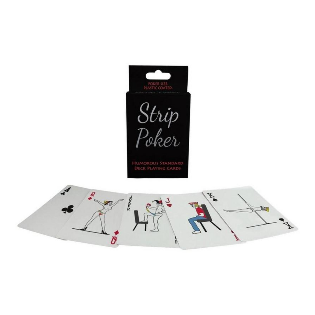 Strip Poker Card Game with cards outside of box 