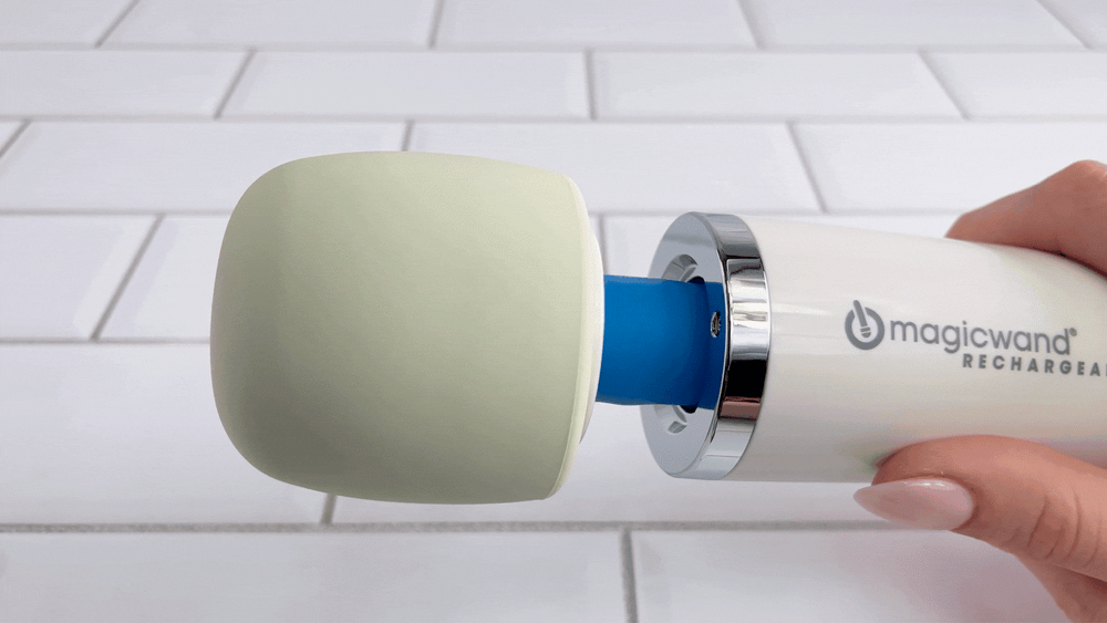 GIF of Hitachi Rechargeable Magic Wand rumbling 