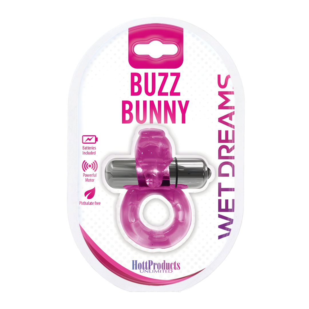 buzz bunny cock ring wet dreams hott products unlimited in packaging