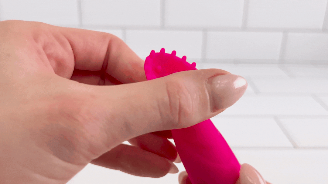 GIF of Wet Dreams Coochy Brush ticklers being brushed to show flexibility 