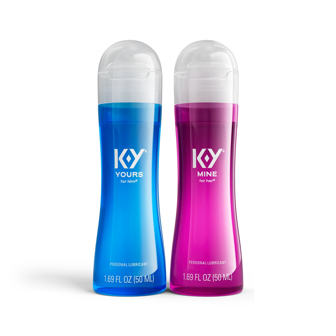 KY Yours and Mine Couples Lubricant Set