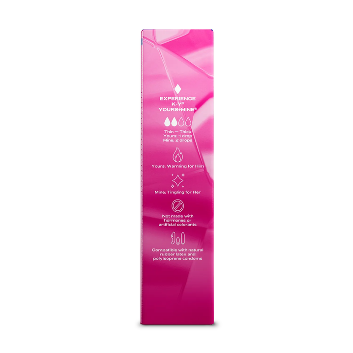 product details KY Yours and Mine Couples Lubricant Set 