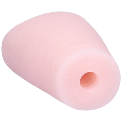 Bottom view of opening at the end of the masturbator.