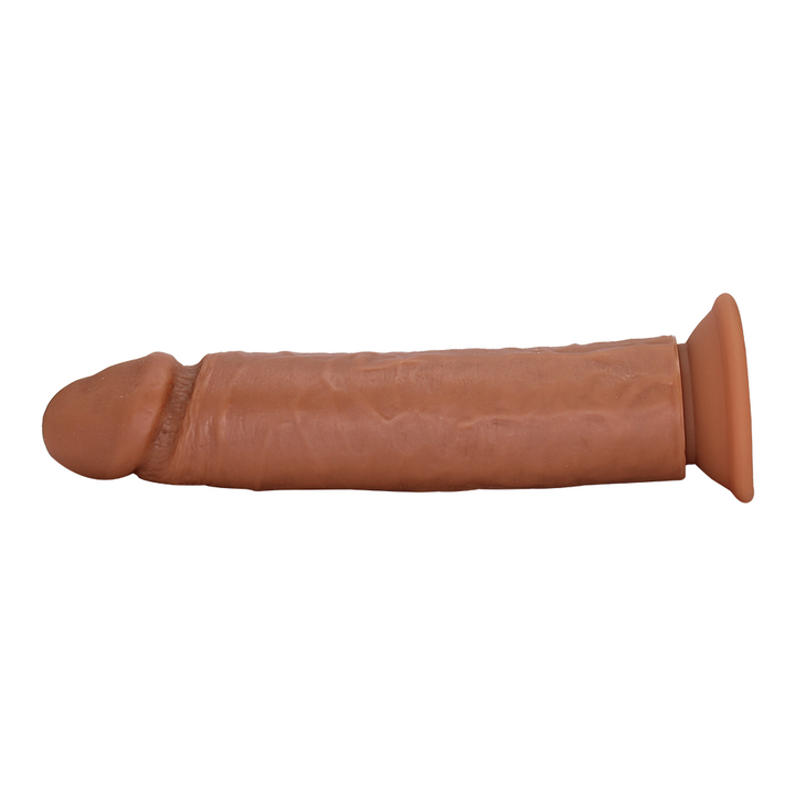 Naughty Silicone Dildo With Strong Suction Cup side view