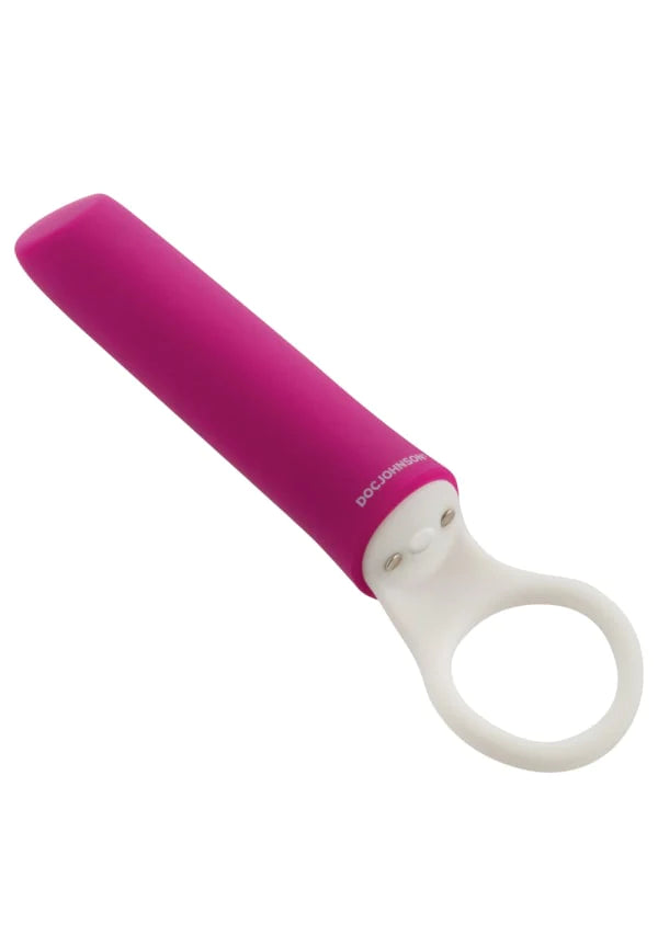 Image of iVibe select pink from the front lying down