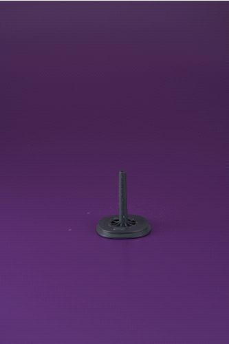 moving gif showing the internal sleeve of the masturbator fitting over the cap
