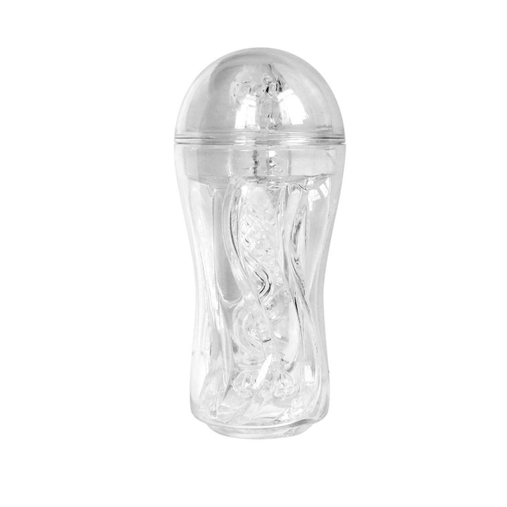 Clear masturbation cup