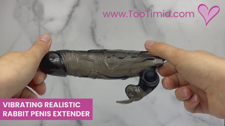 video of black penis extender with vibrating rabbit teaser