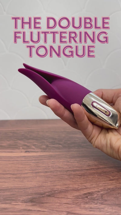 Powerful Fluttering Tongue Vibrator | Clit Tickling Pleasure Vibe