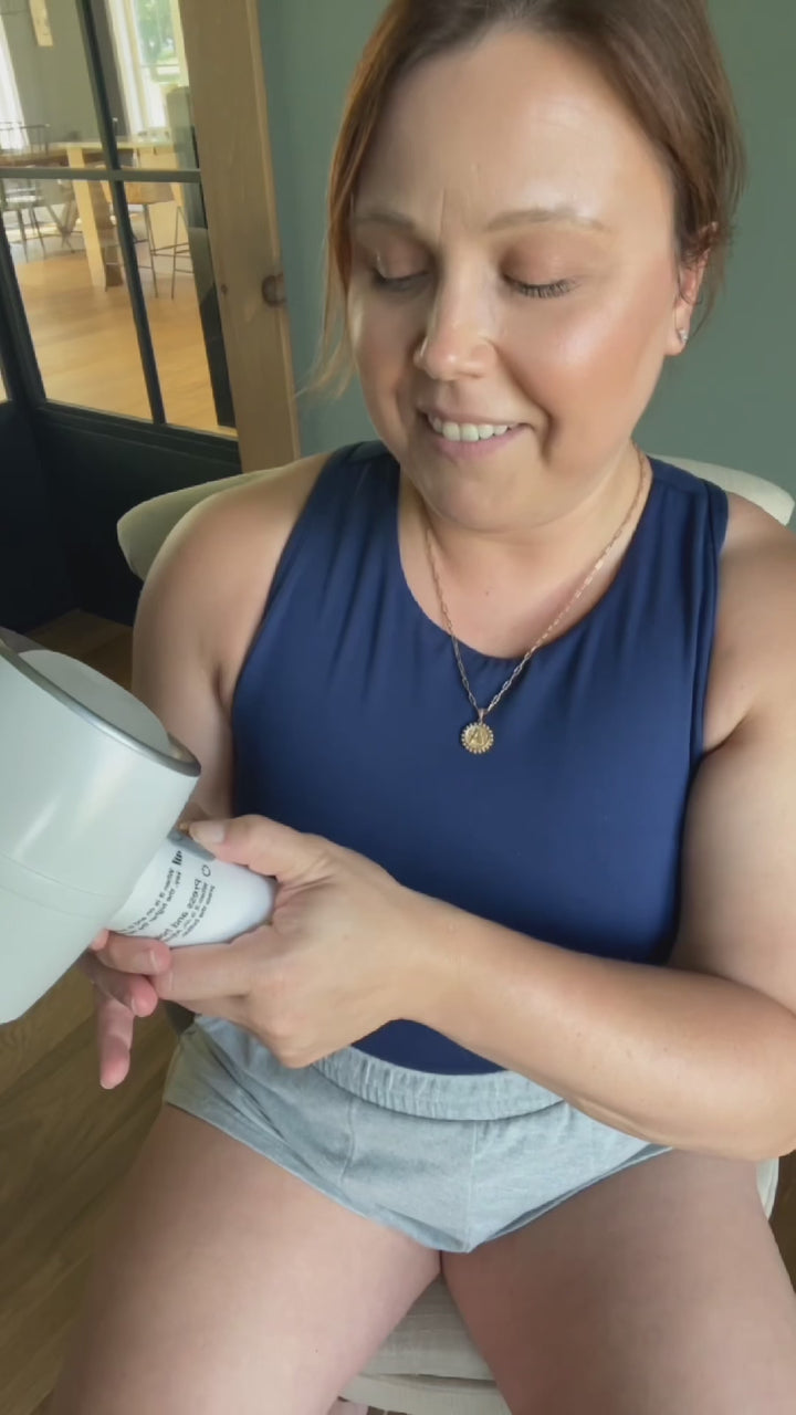 Video of Sexual Health Mentor thrusting Mr. Robotic handheld machine