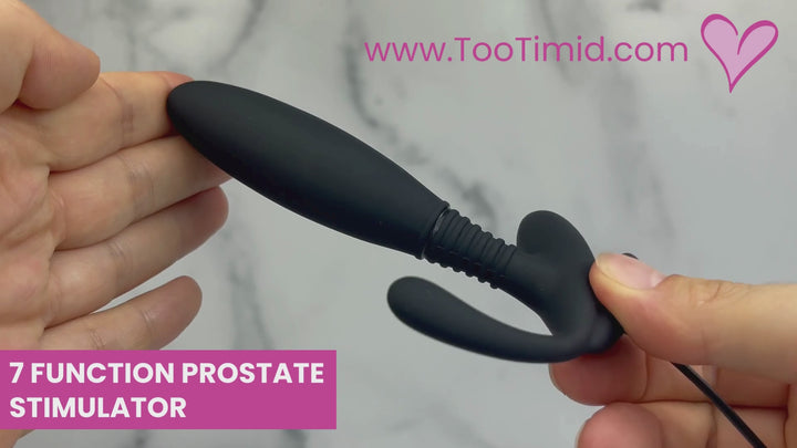 Video of prostate stimulator with remote