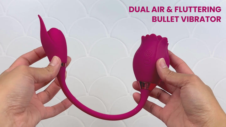 Video of the dual fluttering air vibe in action
